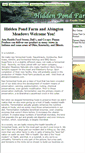 Mobile Screenshot of hiddenpondllc.com